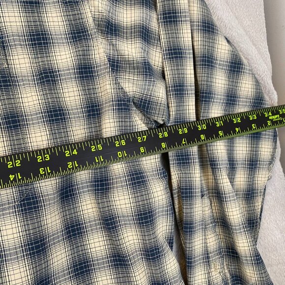 Haggar Mens Plaid Button-Down Shirts 3XLT 100% Cotton Blue & Green Lot Of 2 - Picture 7 of 10